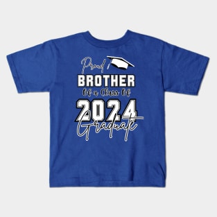 Proud Brother Graduation 2024 Kids T-Shirt